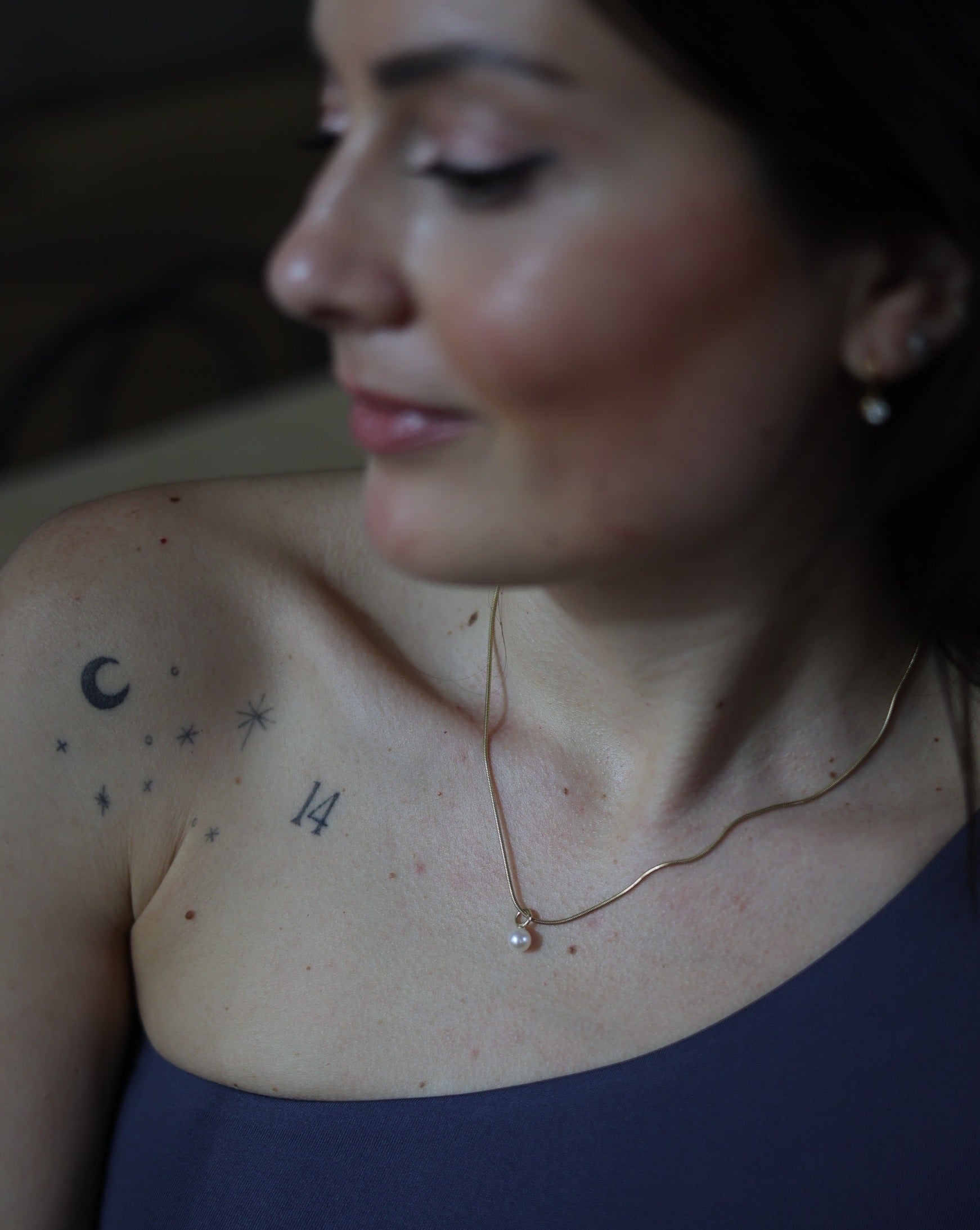 Pearl Charm | 14K Gold