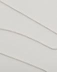 Fine Box Chain Necklace | Adjustable 22" / 56 cm