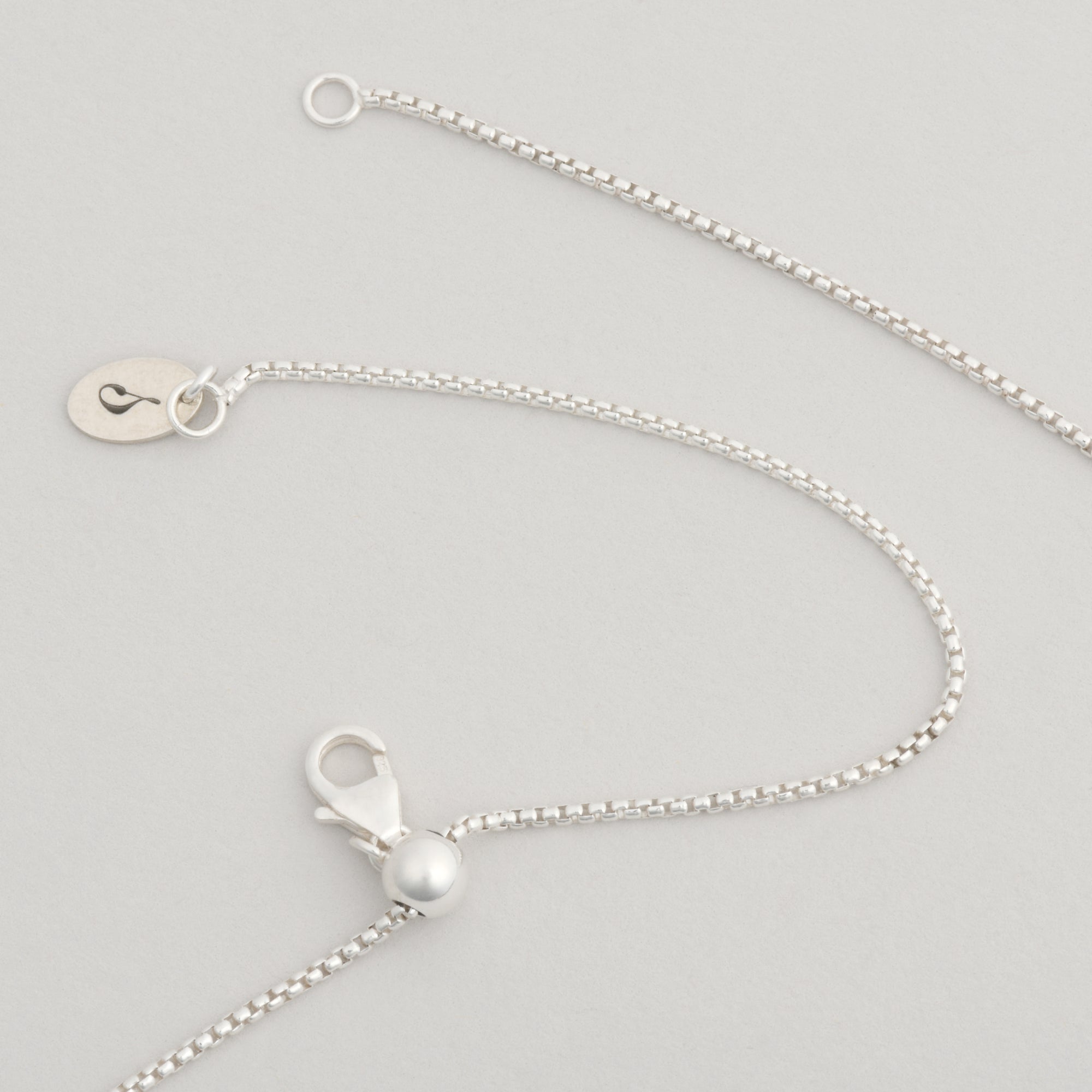 Fine Box Chain Necklace | Adjustable 22" / 56 cm