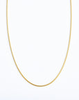 Little Everyday Snake Chain Necklace | 14K Gold