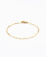 Petite Paperclip Bracelet | 14K Gold