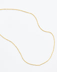 Petite Paperclip Necklace Set | 14k Gold