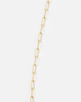 Petite Paperclip Necklace Set | 14k Gold
