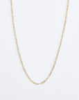Petite Paperclip Necklace | 14K Gold