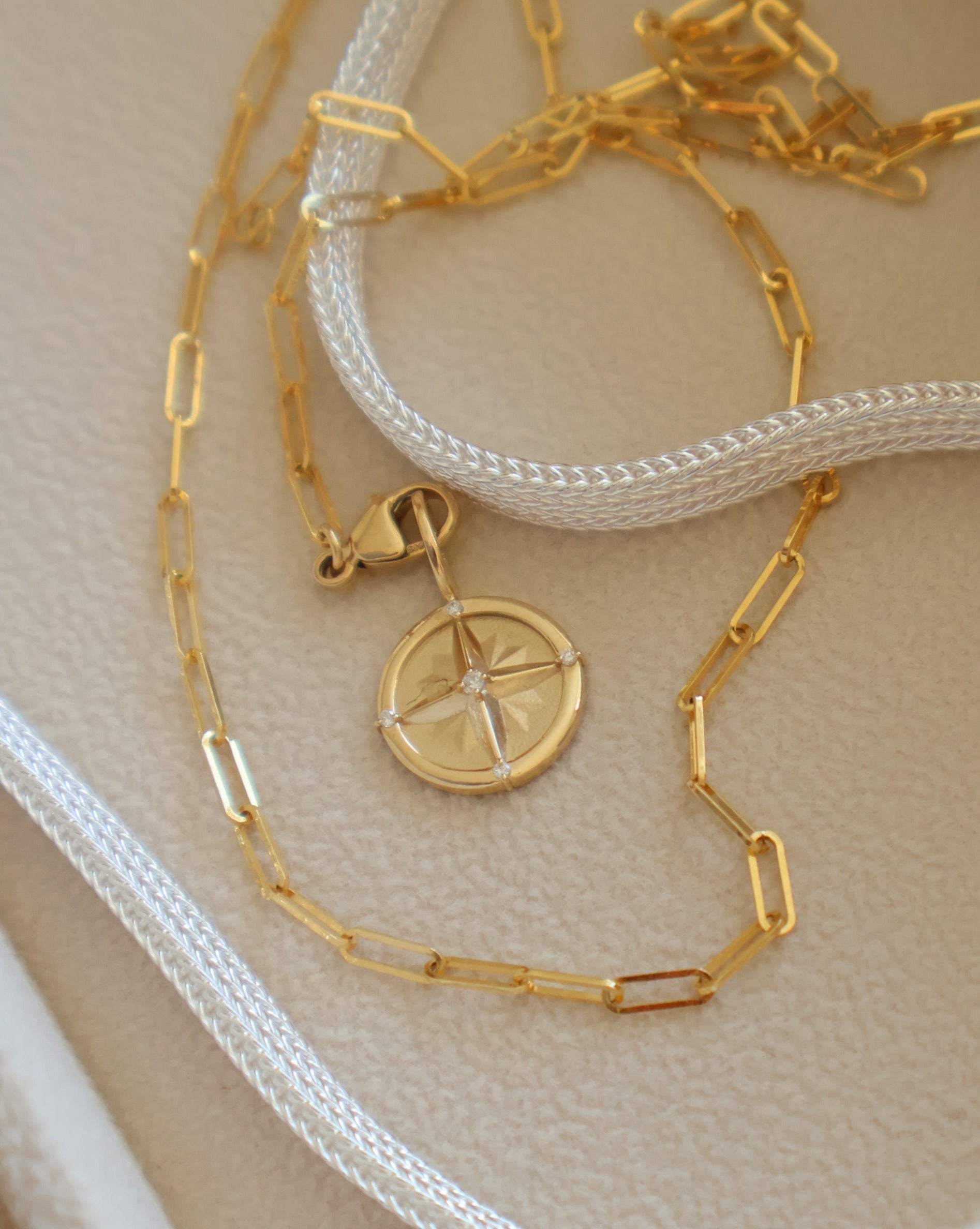 14k gold and sterling silver necklaces aesthetic style