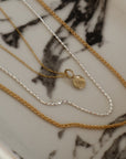 Mini Disc Charm | 14K Gold