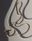 Little Everyday Snake Chain Necklace | 14K Gold