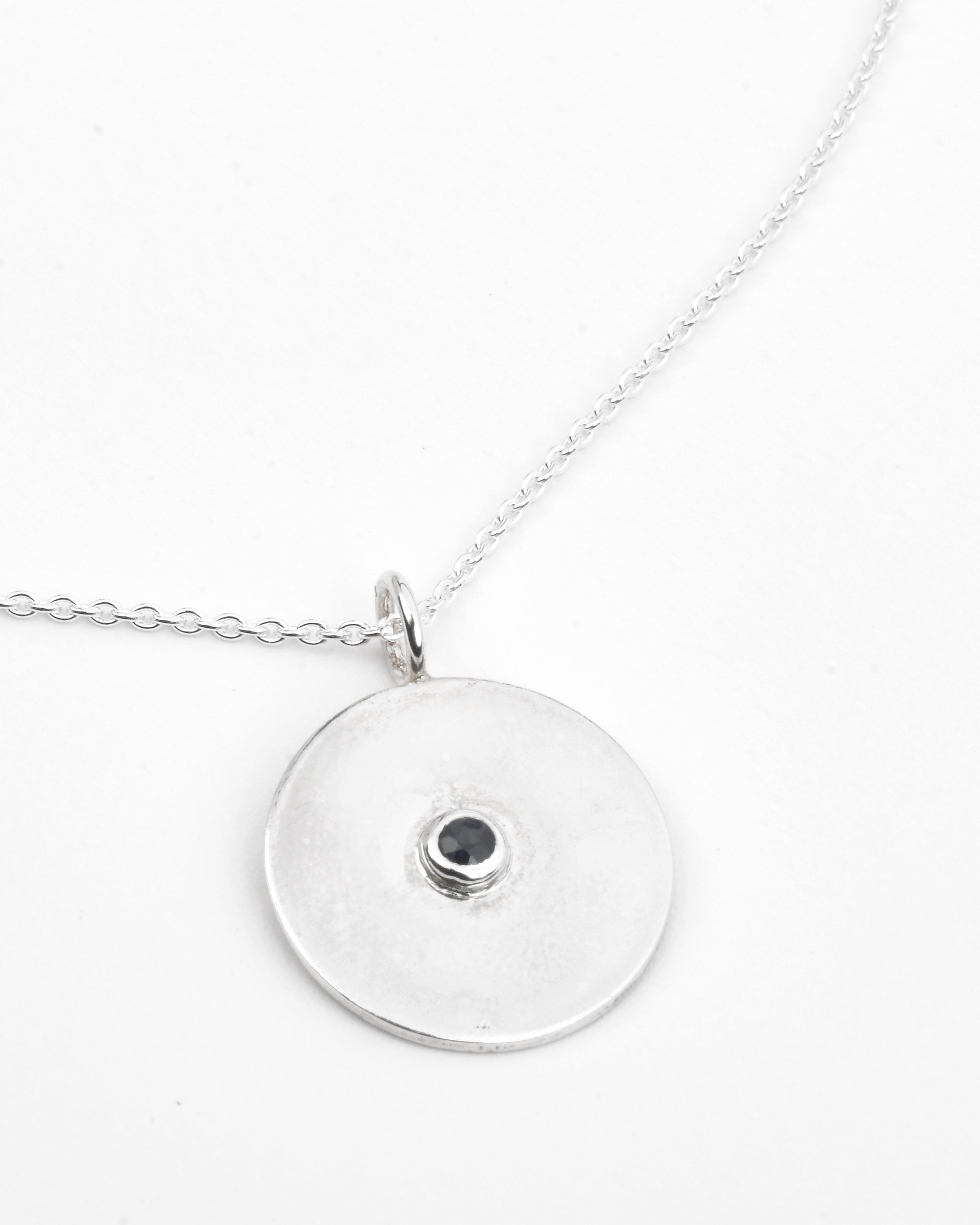 Sol Pendant with the Dainty Broadway Chain | Adjustable slider ball