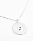 Sol Pendant with the Dainty Broadway Chain | Adjustable slider ball