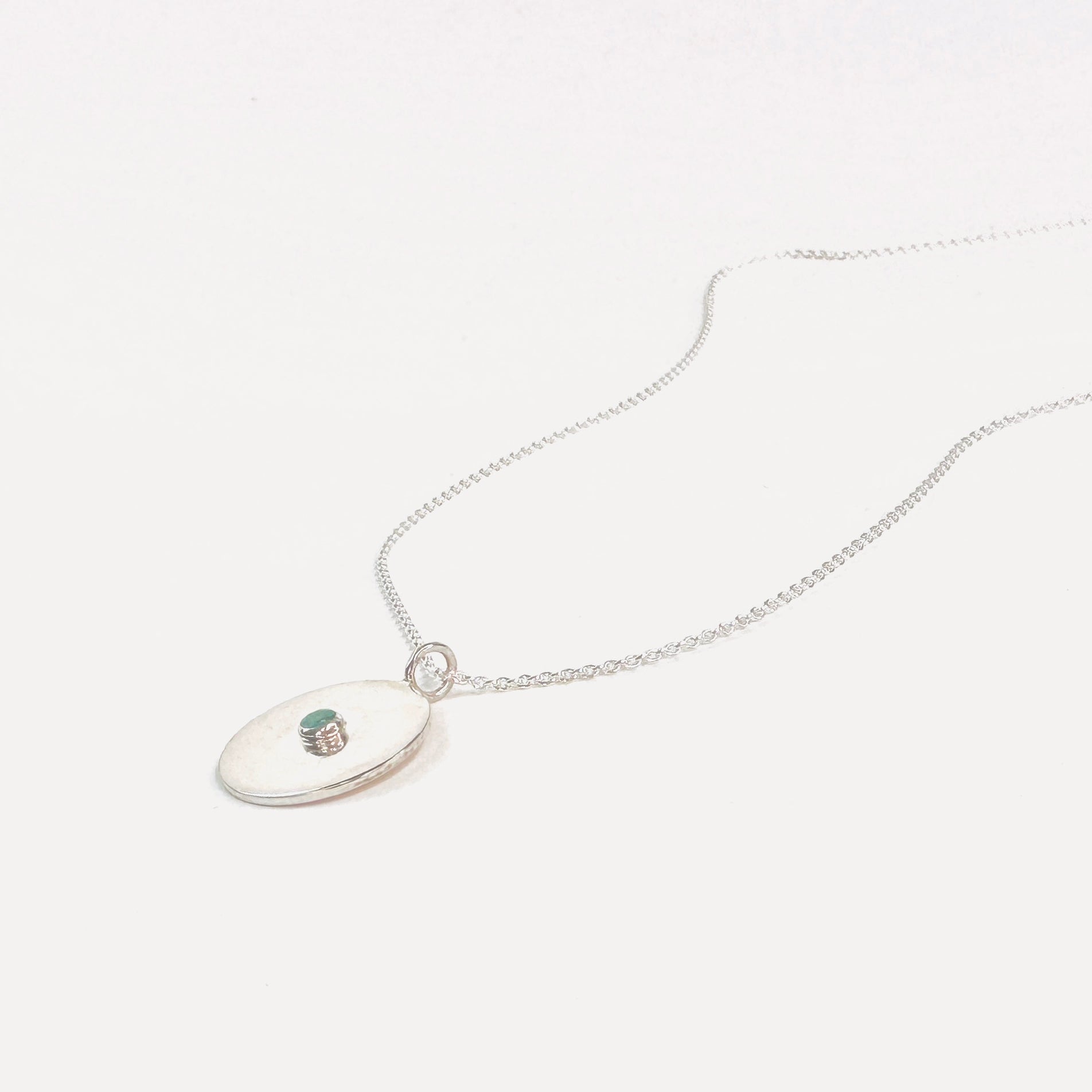 Sol Pendant with the Dainty Broadway Chain | Adjustable slider ball