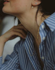 Petite Paperclip Necklace | 14K Gold