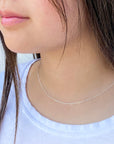Dainty Paperclip Necklace