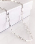 Dainty Paperclip Necklace