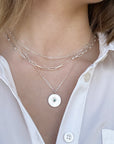 Dainty Paperclip Necklace