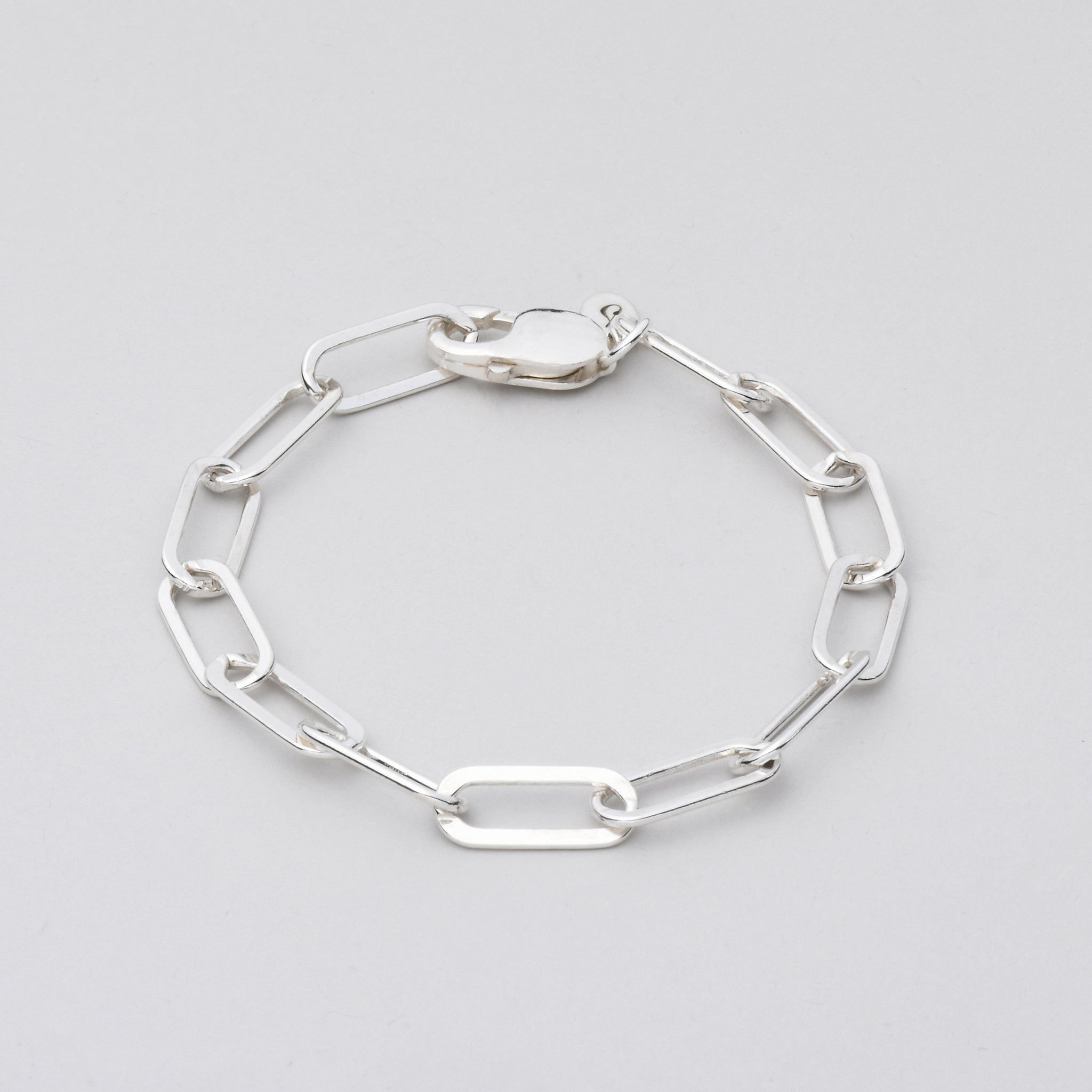 Soleil Collection Paperclip Bracelet With T-Bar