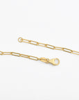 Petite Paperclip Bracelet | 14K Gold