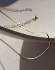 Little Everyday Snake Chain Necklace | 14K Gold