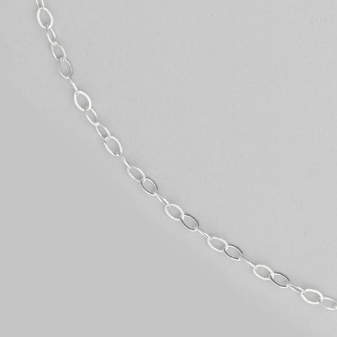 2.8 mm sterling silver cable chain